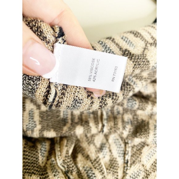 Cupid Woman Sz 1X Leopard Waterfall Cardigan Soft GUC - Picture 4 of 5